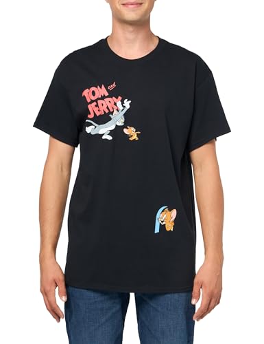 Tom and Jerry Men's Short Sleeve Fashion T-Shirt
