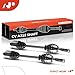 A-Premium Pair (2) Rear CV Axle Shaft Assembly Compatible with Polaris Ranger 400/500/800, Ranger Crew 500, Ranger EV, Driver and Passenger Side, Replace# 1332692
