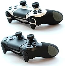 PAXO 2 x PS4 Silicone Étui Noir pour contrôleur Playstation 4 - Bundle