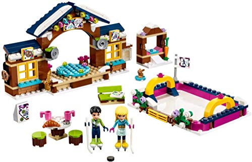 41322 - Friends, La Pista di Pattinaggio del Villaggio Invernale - Lego - Immagine 3