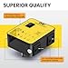 Automatic Vacuum Switch, Ortis Plug in Dust Control Autoswitch for 2 Power Tools, Auto/On/Off Modes, Adjustable Start & Delay-Off for Cleaner Air, Smoother Workflow, Yellow HVC-14Y