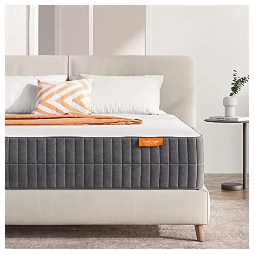Sweetnight Queen Mattress-Queen Size Mattress, 10 Inch Gel Memory Foam Mattress for Back Pain Relief /Motion Isolation & Cool Sleep, Flippable Comfort from Soft to Medium Firm, Sunkiss