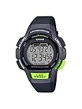 Casio Women's Runner Series Quartz Running Watch with Resin Strap, Black, 19.3 (Model: LWS-1000H-1AVCF)