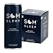 Som Sleep, The Original Sleep Support Formula with Melatonin, Magnesium, Vitamin B6, L-Theanine & GABA. Non-GMO, Vegan, Gluten-Free and Dairy-Free. Original, 8.1 fl oz. Cans (4-Pack)