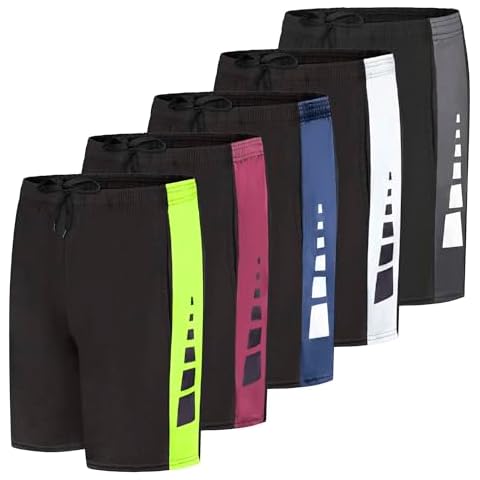 Real Essentials Men's Fitness-Shorts Tennis Cover