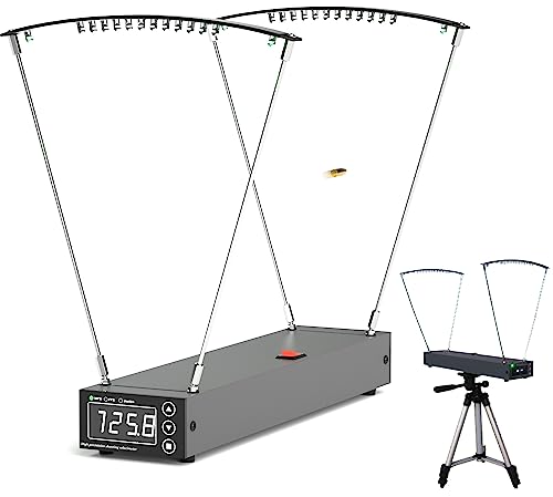 Eyes.sys Ballistic Precision Chronograph, Slingshot Speed Tester, Bullet Bow Arrow Velocity Meter, FPS MPS Joules Reading, Tripod Included