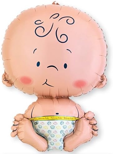 Miniatura 2 de Kit de globos para bebé niña (rosa y blanco)