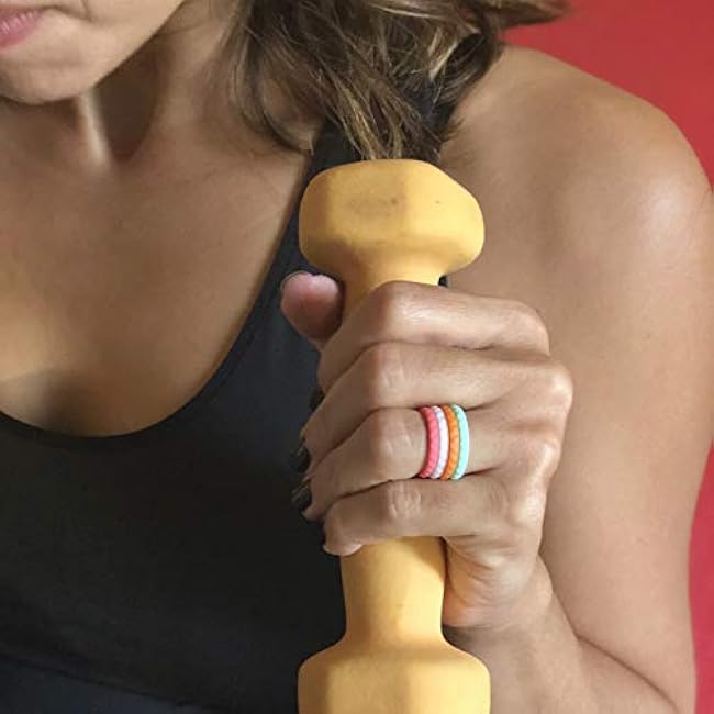 Rubberbanditz Silicone Wedding Rings | Comfortable, Stylish, Exercise Stackable Bands
