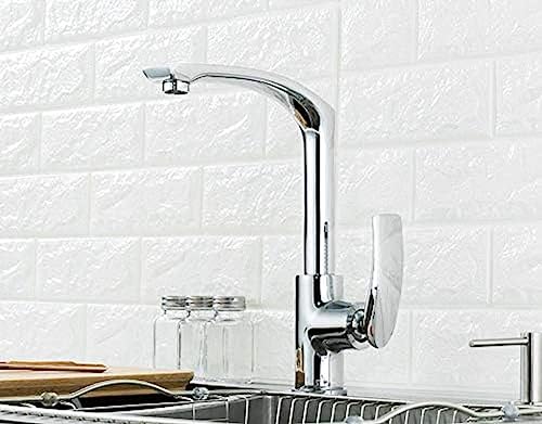 Kitchen Faucets Chrome Silver Bathroom Faucet Single Handle Kitchen Sink