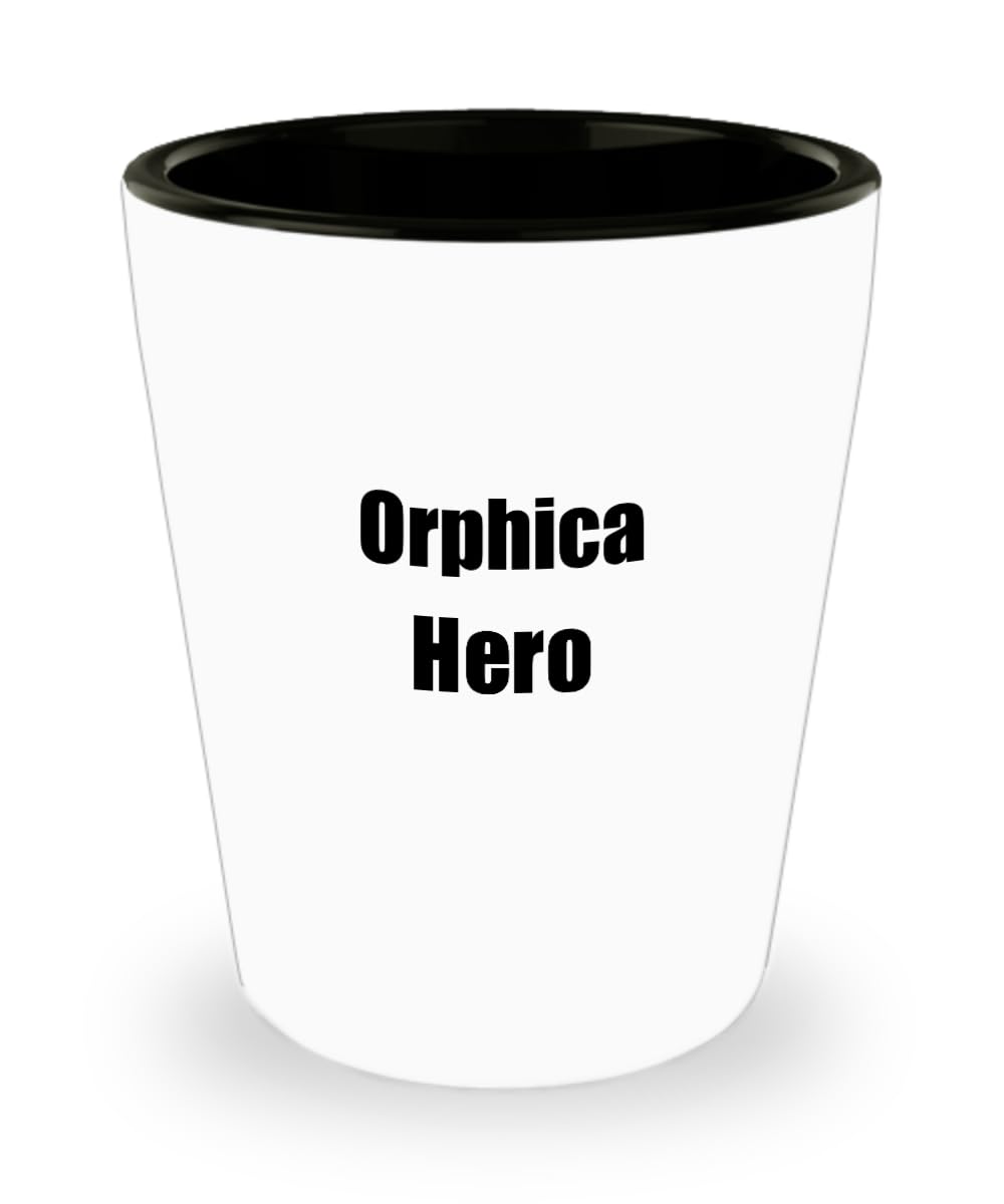 EzGift Funny Orphica Hero Shot Glass Musician Gift Instrument Player Gag 1.5 Oz Shotglass