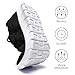 YRLTYO Walking Shoes Women Running Tennis Sneakers Non Slip Gym Workout Athletic Lightweight Comfortable Fashion Sport Mesh Casual Shoe Black Size 8