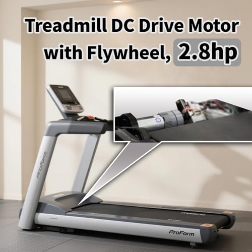 Image of Treadmill Motor with Flywheel, M-405565 130V 2.80HP DC 1939W Treadmill DC Drive Motor Replacement forNordicTrack & forProForm,OE# C3364B4370M M-405565 m-362190 405618 314571 349568 356334.