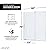ANZZI 76 x 60 inch Semi-Frameless Shower Door in Brushed Nickel, Longboat Water Repellent Glass Shower Door with Seal Strip Parts and Handle, Easy Glide Rollers Sliding Shower Door, SD-AZ055-01BN