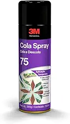 3M, Adesivo Multi Spray 75, Cola e Descola, Lata, 300 g, Transparente