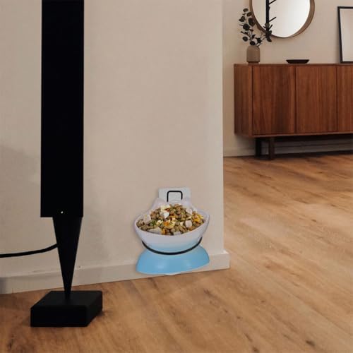 Comedero elevado con soporte de pared para evitar vuelcos 6