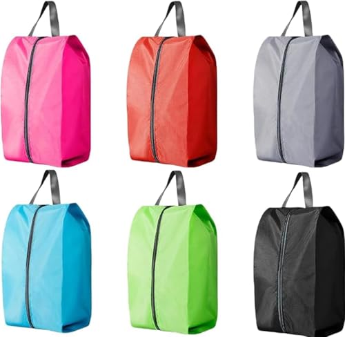 Kellegour 6 Piezas Bolsa Zapatos Viaje,Bolsas para Zapatos,Bolsa de Zapato Impermeable,Bolsas de Zapatos Multifunción,Bolsas de Zapatos para Viaje,para Viaje de Negocio,Cremallera