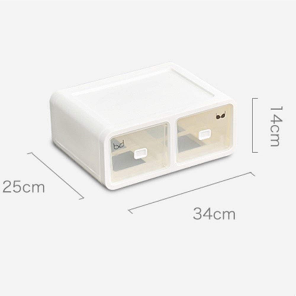 Boîte de rangement pour sous-vêtements, organiseur de type tiroir pour chaussettes, soutiens-gorge et sous-vêtements, solution de rangement indépendante à domicile, design peu encombrant pour une