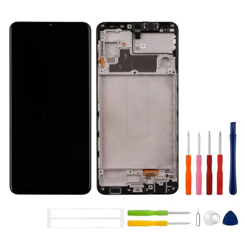 SWARK Tela LCD compatível com Galaxy M32 [16.3 cm] SM-M325FV, SM-M325FV/DS, SM-M325F/DS, SM-M325F Touch Screen Digitalizador de Substituição + Ferramentas