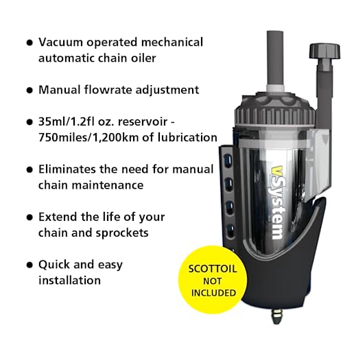 Scottoiler Essentials - Micro-vSystem - automatisches Kettenschmiersystem für Motorräder