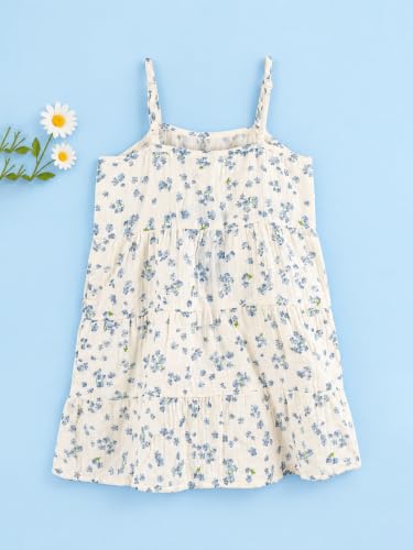 Image of Kidbea Cotton Girls Dress | Ultra-Soft Summer Wear Casual Dress for Kids