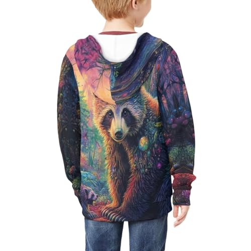 Boys Full-Zip Hoodie Size 6-16 Casual Long Sleeve Hooded Sweatshirts Fall Jacket2