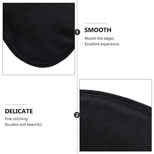 ARTIBETTER 2 Pcs Dormir Máscara de Olho de Olhos Vendados Dormir Remendo Do Olho Capa Blackout Com C