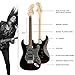 Fender Squier Affinity Series HSS Stratocaster with Laurel Fingerboard- Metallic Black