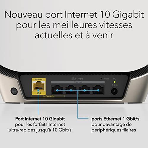 Netgear Orbi WiFi 6 AX6000 Série 860 Routeur + Satellite RBK862S 100EUS - vue 6