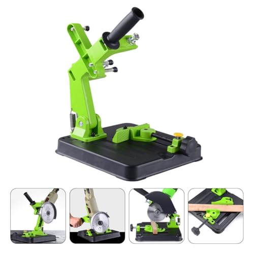 Support fixe pour meuleuse d'angle en alliage d'aluminium robuste à levier