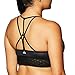 Alo Yoga Women's Lavish Bra, Black Glossy/Black, Medium