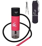 ASANMA Car Hookah, Portable Hookah Set Travel Hookah Small Hookahs Mini Hookah Shisha for Car Out...