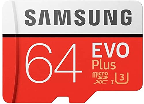 Samsang Samsung EVO Plus 64GB /MB/s Micro SDXC Memory Card with Adapter (Set of 4)