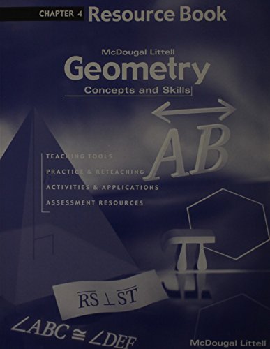 Geometry: Concepts and Skills: Resource Book Ch... 0618140425 Book Cover