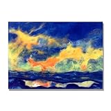 NHLDZYH Emil Nolde Bilder, (Herbsthimmel auf See), Natur 