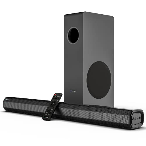 Blaupunkt Newly Launched SBWL10 Wireless Soundbar with 8 INCH Wireless Subwoofer I HDMI ARC