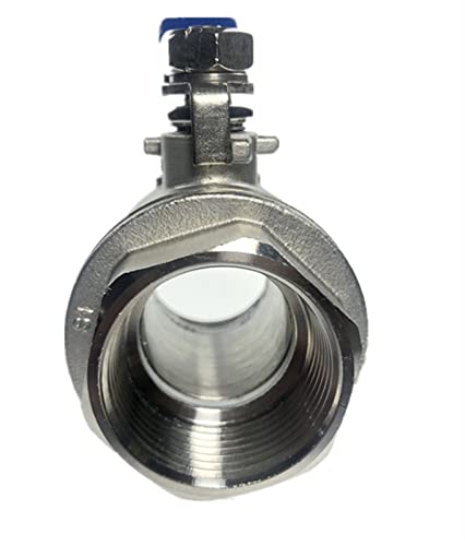 Válvula de bola DN25 de dos piezas en acero inoxidable 304 para control de flujo eficiente 6