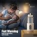 IXTECH Portable Water Warmer for Travel, Instant Breastmilk, Baby Formula, Water, Portable Bottle Warmer, 10., Ounces with Adjustable Temperature Control, Rechargeable and Wireless.