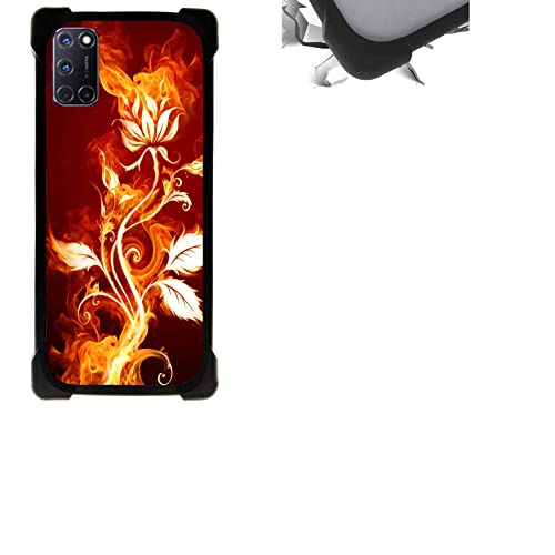 Aroepurt Cover per Oppo A72 Custodia Compatibile con Oppo A72 Cover Case Custodia Backplane per PC + Cornice Morbida in Silicone KA-HEI10