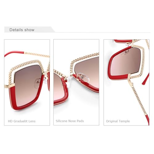 Women's Sunglasses Alloy Sunglasses Sunshade Women's Fashion Glasses UV4003