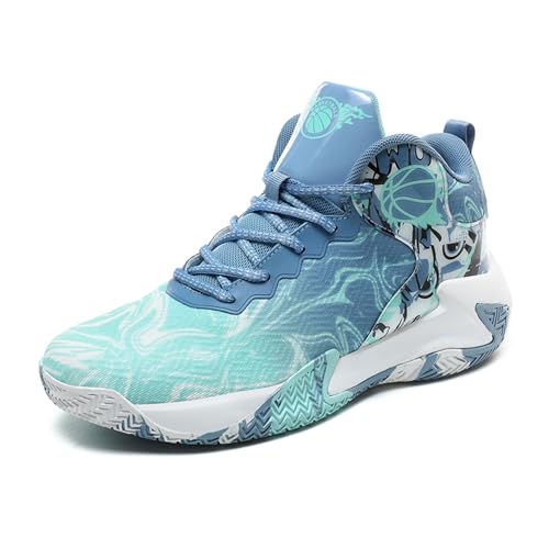 Moudn Basketballschuhe für Herren hohe Freizeitschuhe sportliches Gehen Mesh bequemer Sportschuh zum Laufen im Freien modischer leichter Sneaker