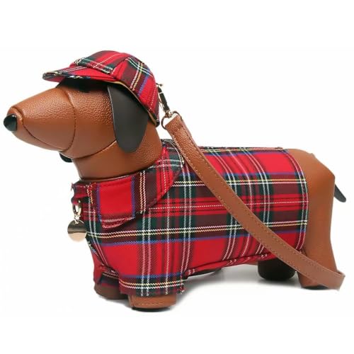 Image of Dog Shaped Purse, Novelty Handbag Shoulder Crossbody Bag