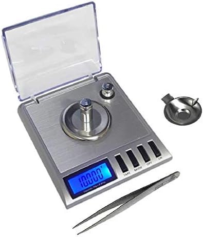 Tesso TJS-20 Precision Series Digital Jewelry, Gem Scale 20 x 0.001g with Calibration Weights, Tray and Tweezers