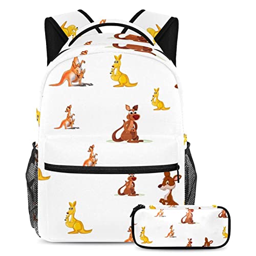 Sac à dos enfants fini le désordre, pack de 2 sacs scolaires avec trousse ergonomique