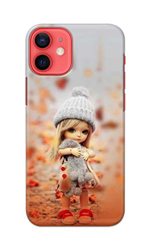 Image of PRINTFIDAA Doll Cute Girl Amazing Beauty Little Kid Child Playing Hard Back Cover for Apple iPhone 12 / iPhone 12 Pro (6.1 inch), A2403, A2172, A2402 Back Cover -(P6) KAT1001