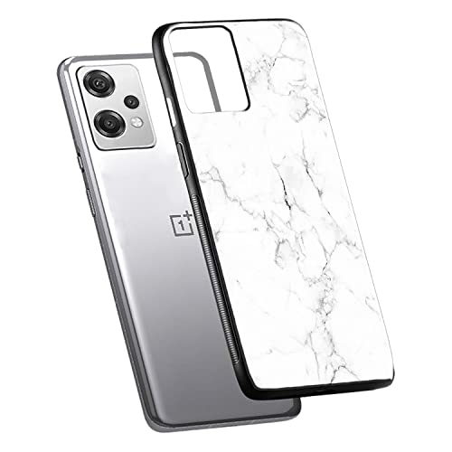 Image of COLORflow Back Cover Compatible with OnePlus Nord CE 2 Lite 5G | White Marble | Shockproof TPU Bumper Cover with Camera Protection Back Cover Compatible with OnePlus Nord CE 2 Lite 5G