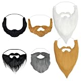 Fake Mustaches Novelty Moustaches Masquerade Party Favors Supplies Halloween Costume Accessories Set