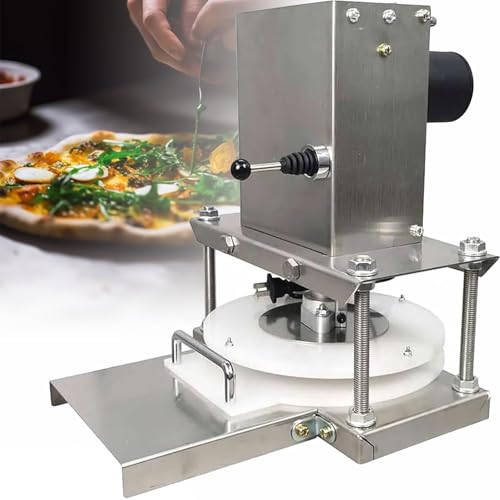 JJENXYYDS Commercial Dough Sheeter, Dough Press Pizza Dough Press for Pastry Shops, Electric Stainless Steel Tortilla Press Machine, 400 Sheets per Hour Stainless Steel Pizza Dough Sheeter