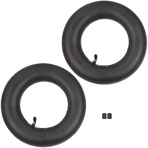 (2-Pack) 110/90-6.5 110/50-6.5 Inner Tube Replacement for 47cc 49cc 50cc Mini Quad Pocket Dirt Bike ATV Scooter Go Kart, TR87 Angled Valve Stem Cover