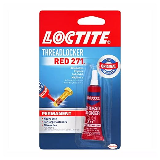 Loctite Threadlocker Red 271,0.20 fl. oz(209741)