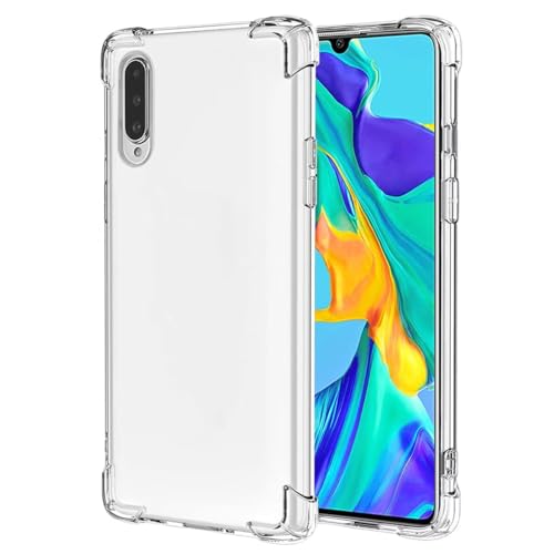 Yerebel Custodia per Huawei P30, Custodia Protettiva per P 30 ELEL29 ELEL09 Copertura trasparente flessibile in morbido silicone TPU cover per Huawei P30 Cristallo Trasparente